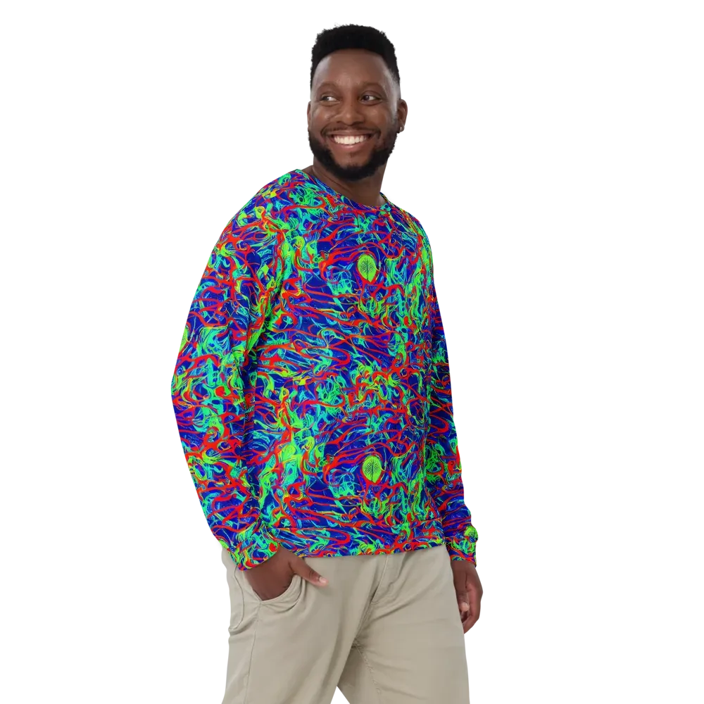 Sonic Fluorescence on Sweatshirt — Front