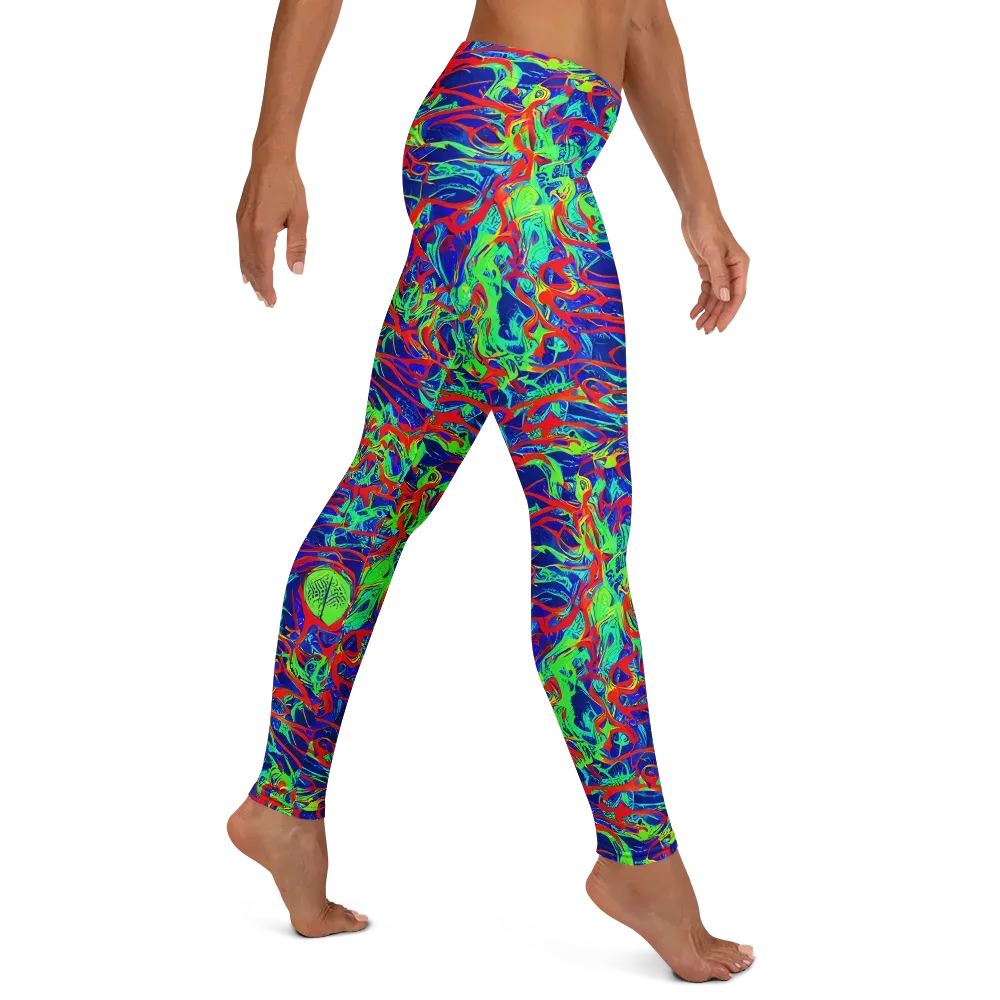 Sonic Fluorescence on Leggings — Right