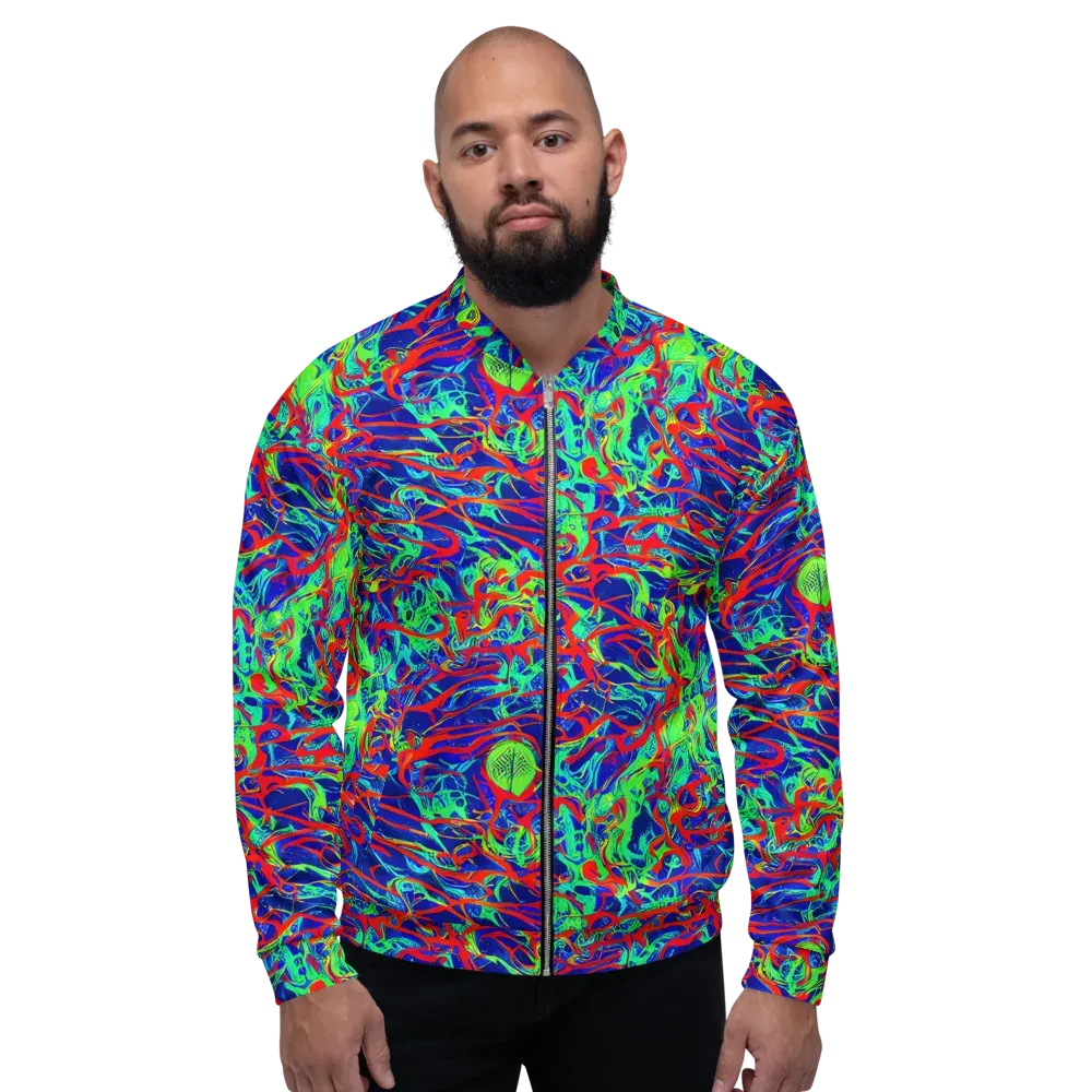Sonic Fluorescence on Bomber Jacket — Front
