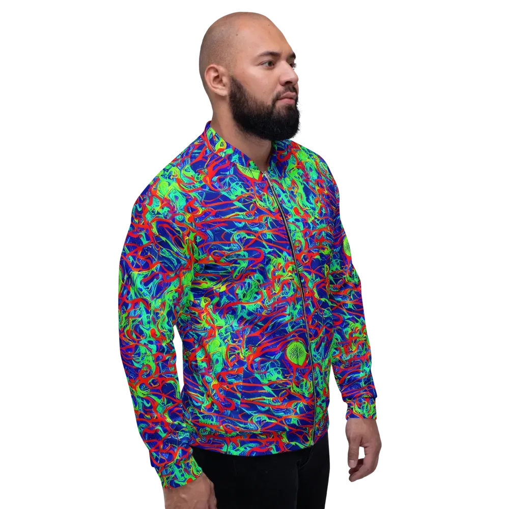 Sonic Fluorescence on Bomber Jacket — Right