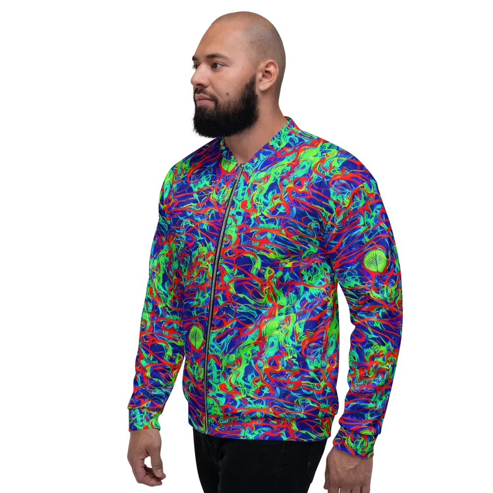 Sonic Fluorescence on Bomber Jacket — Left