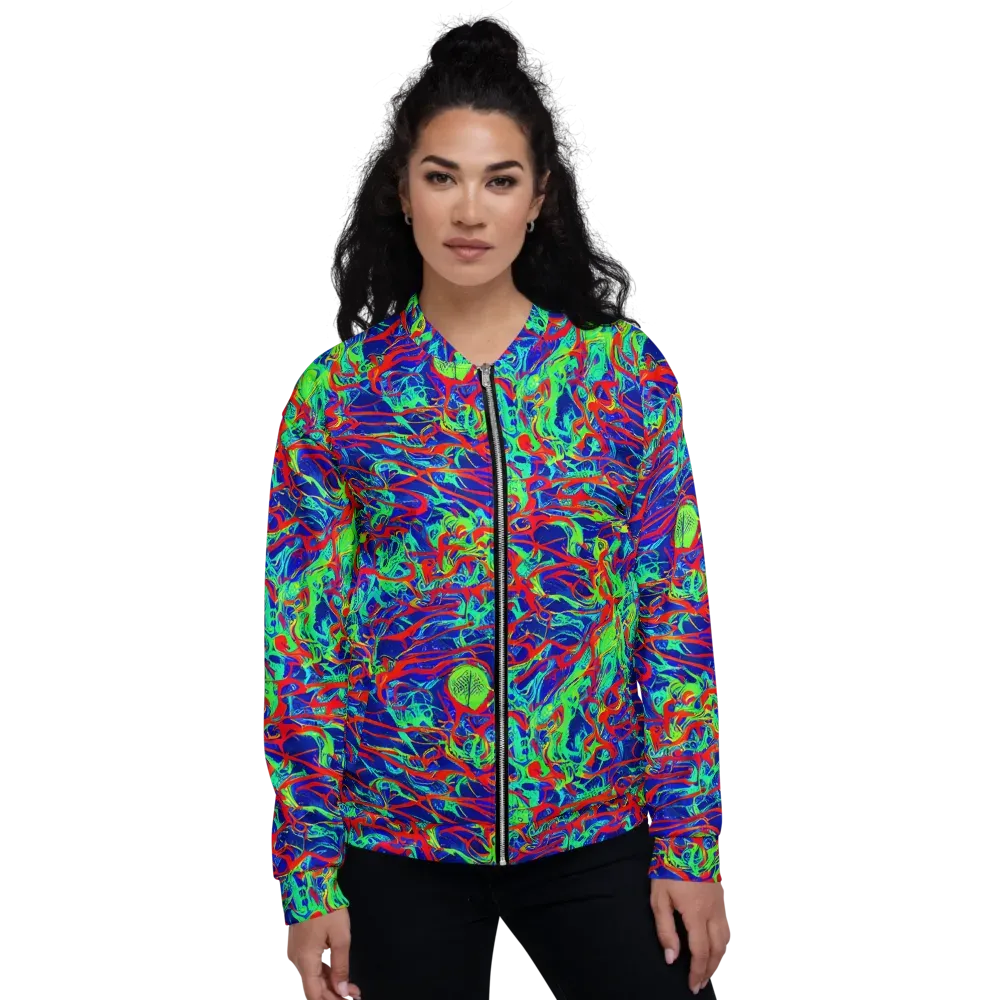 Sonic Fluorescence on Bomber Jacket — Front