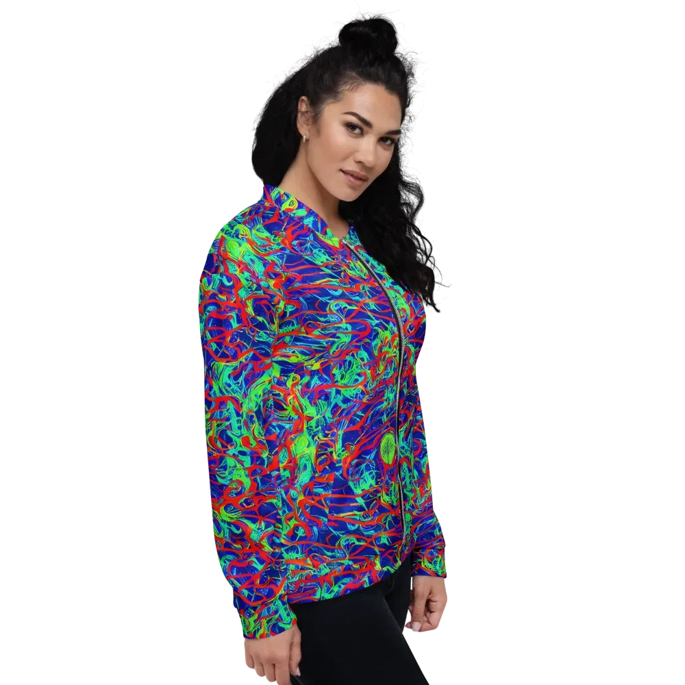Sonic Fluorescence on Bomber Jacket — Right
