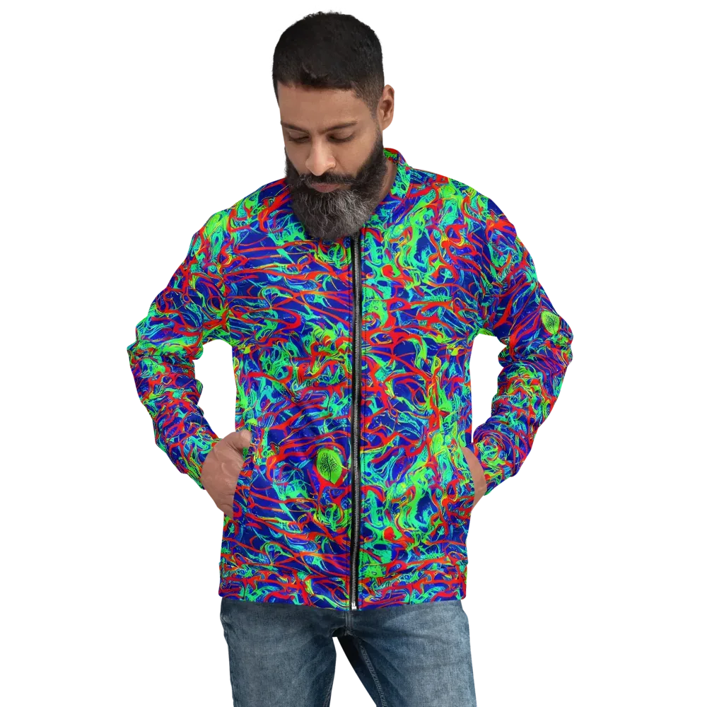 Sonic Fluorescence on Bomber Jacket — Front