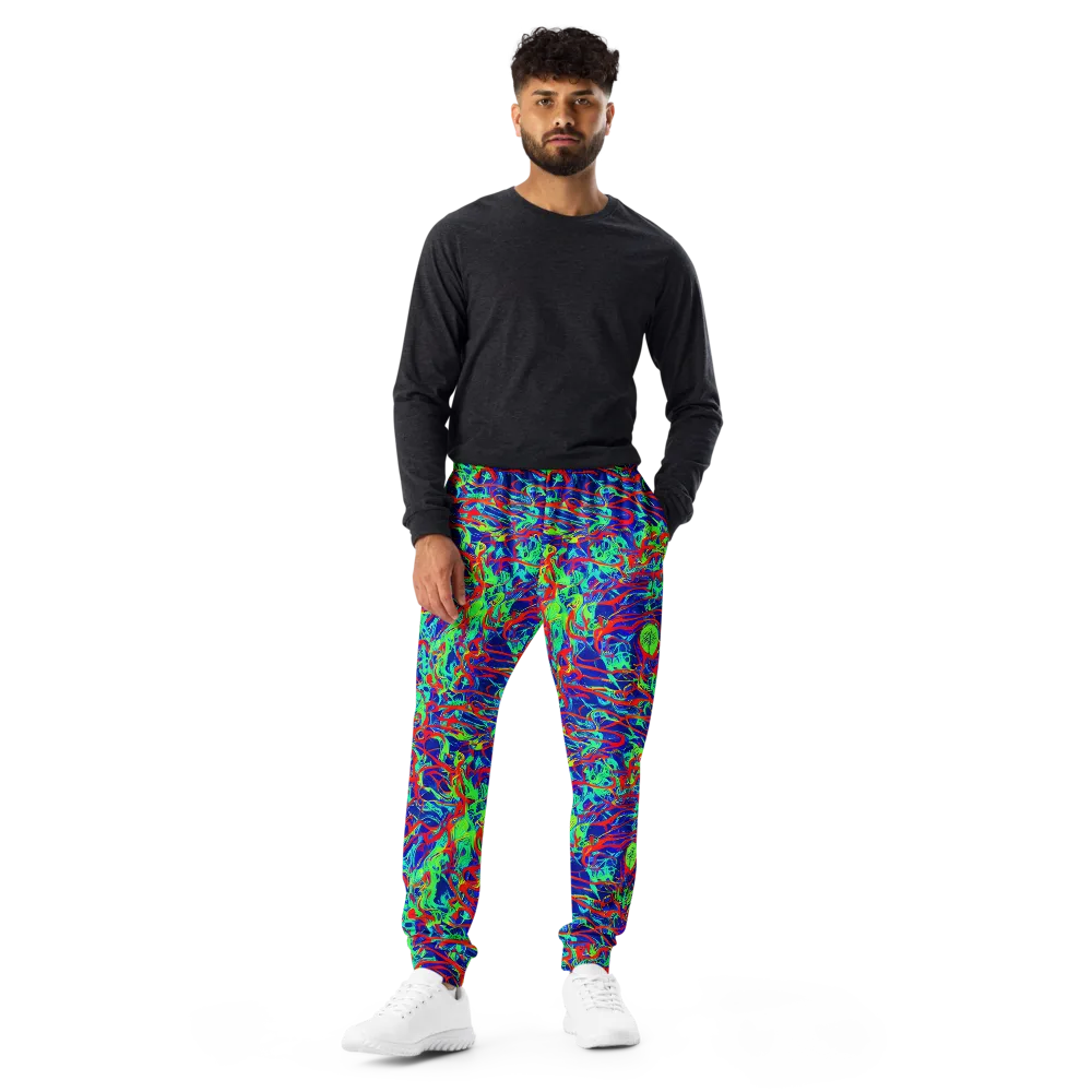 Sonic Fluorescence on Men's Joggers — Front