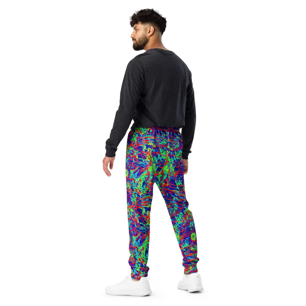 Sonic Fluorescence on Men's Joggers — Back