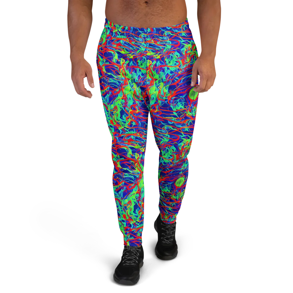 Sonic Fluorescence on Men's Joggers — Front