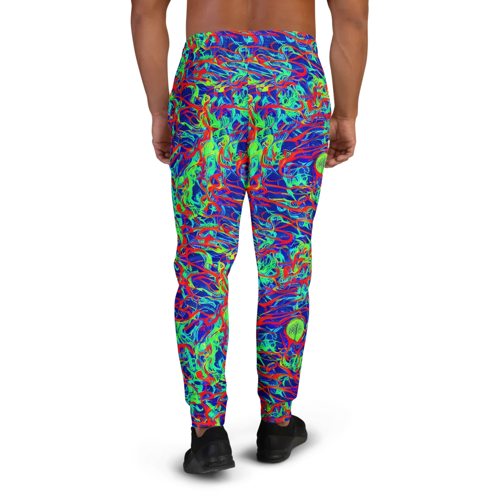 Sonic Fluorescence on Men's Joggers — Back