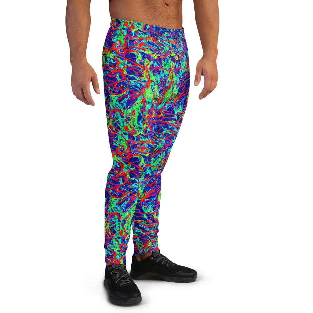 Sonic Fluorescence on Men's Joggers — Right