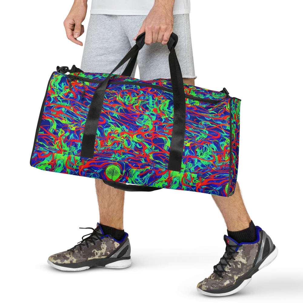 Sonic Fluorescence on Duffle Bag — Front