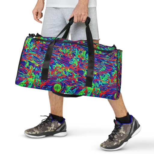 Sonic Fluorescence on a Duffle Bag