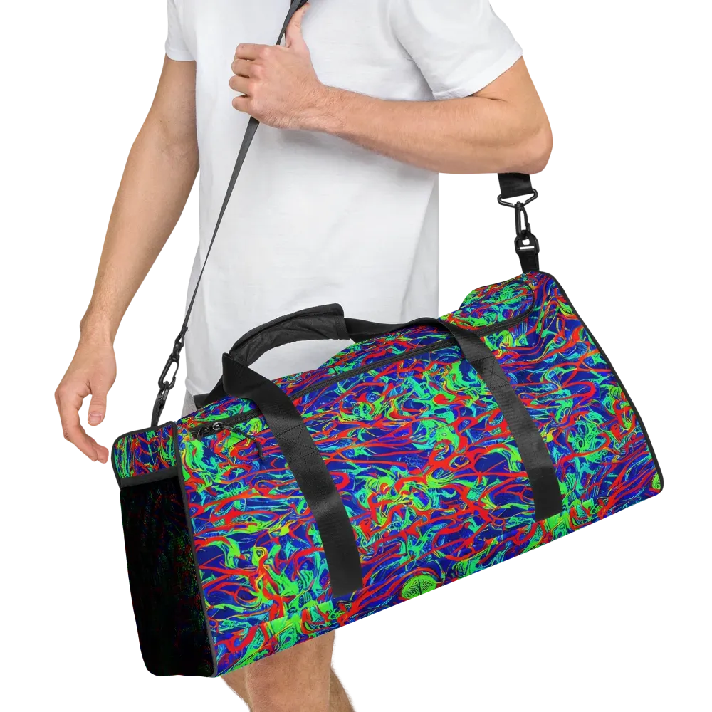 Sonic Fluorescence on Duffle Bag — Right Front