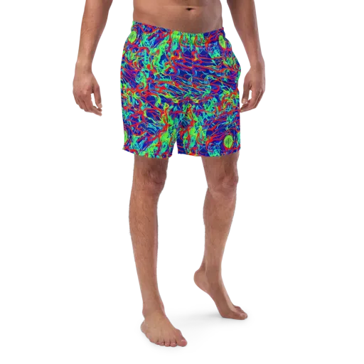 Sonic Fluorescence on a Swim Trunks