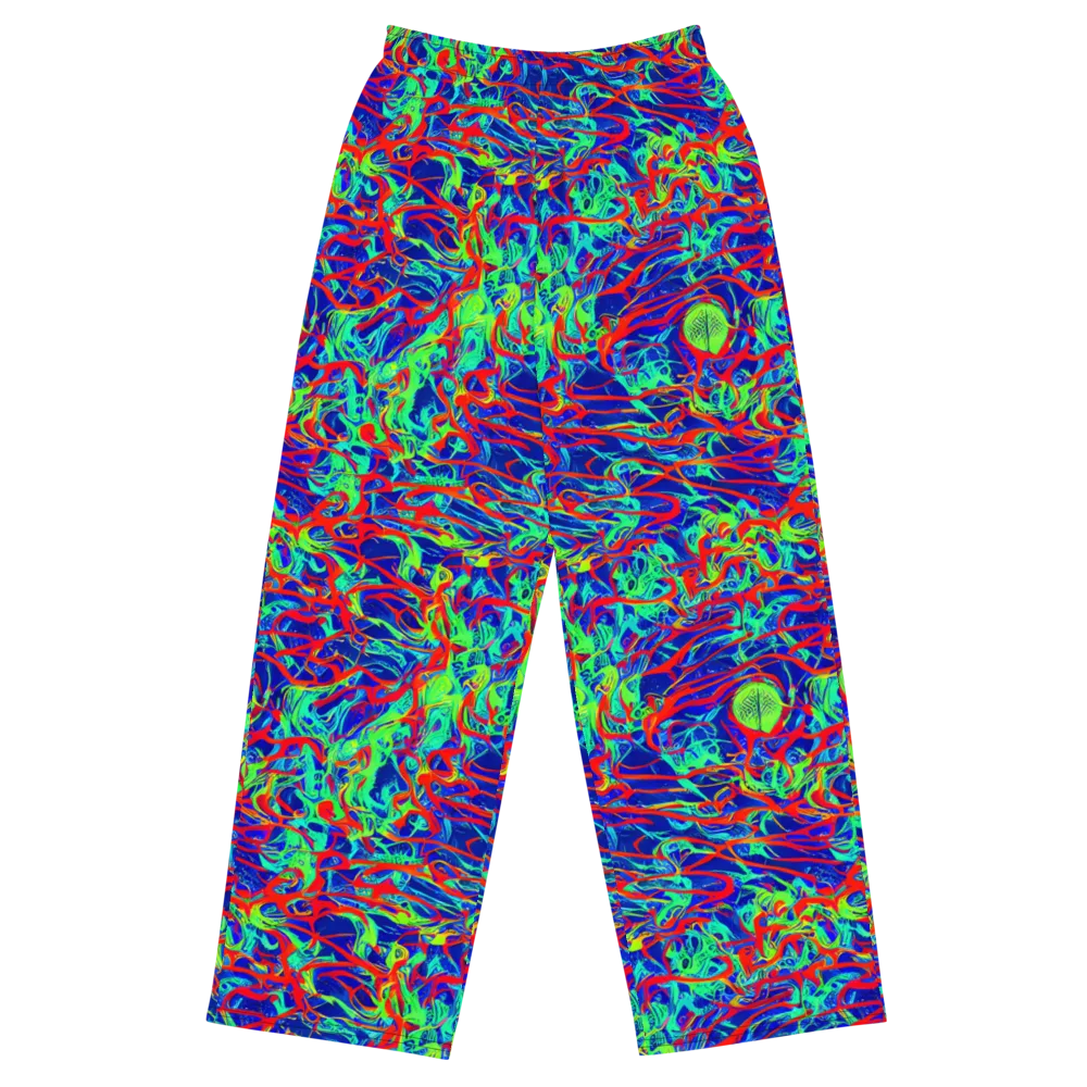 Sonic Fluorescence on Wide-Leg Pants — Front