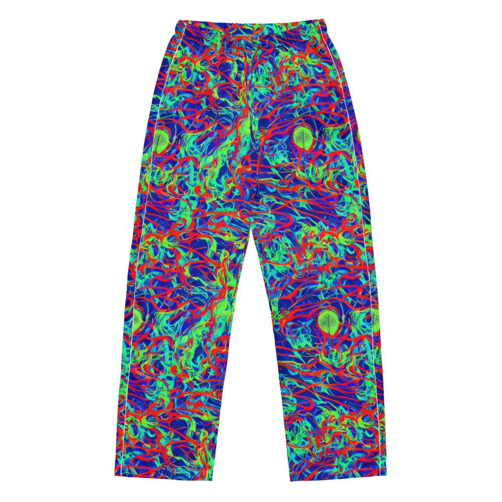 Sonic Fluorescence on Women's Pajama Pants — Front