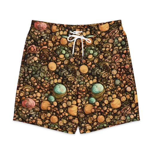 Inkstone Garden on a Men's Board Shorts