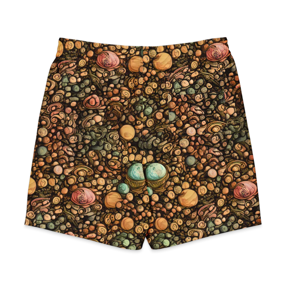 Inkstone Garden on Men's Board Shorts — Back