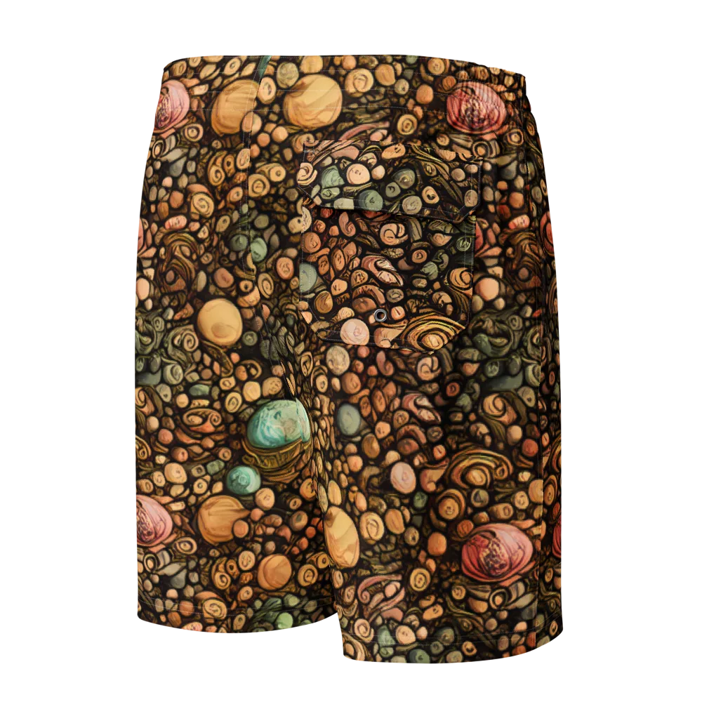Inkstone Garden on Men's Board Shorts — Back