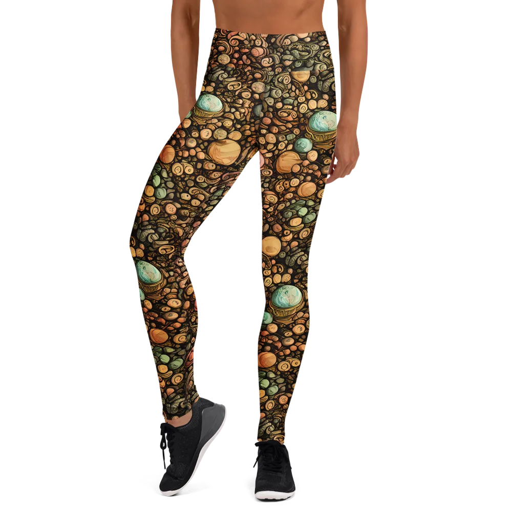 Inkstone Garden on Yoga Leggings — Front