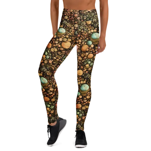 Inkstone Garden on a Yoga Leggings