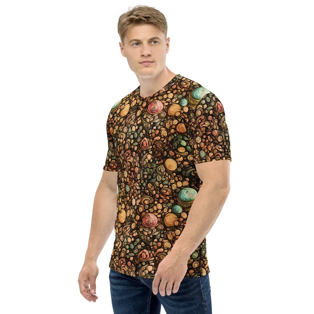 Inkstone Garden on Men's Crew Neck T-Shirt — Left