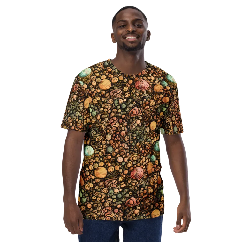 Inkstone Garden on Men's Crew Neck T-Shirt — Front