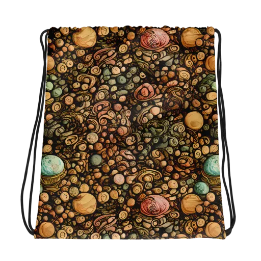 Inkstone Garden on a Drawstring Bag