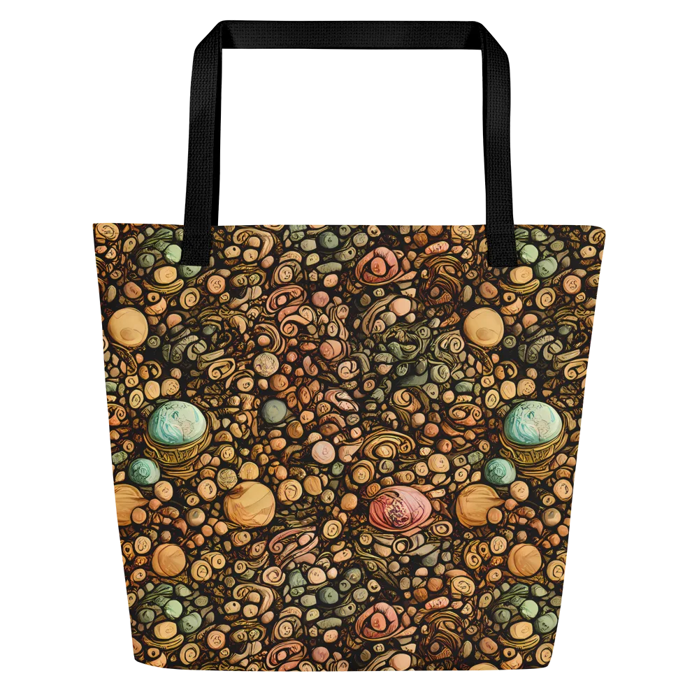 Inkstone Garden on Large Tote Bag W/ Pocket — Front