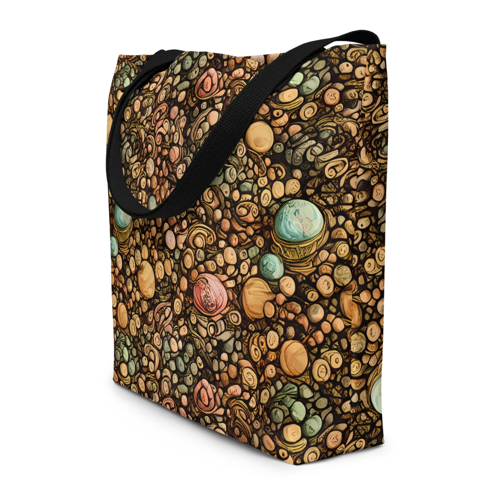 Inkstone Garden on Large Tote Bag W/ Pocket — Front