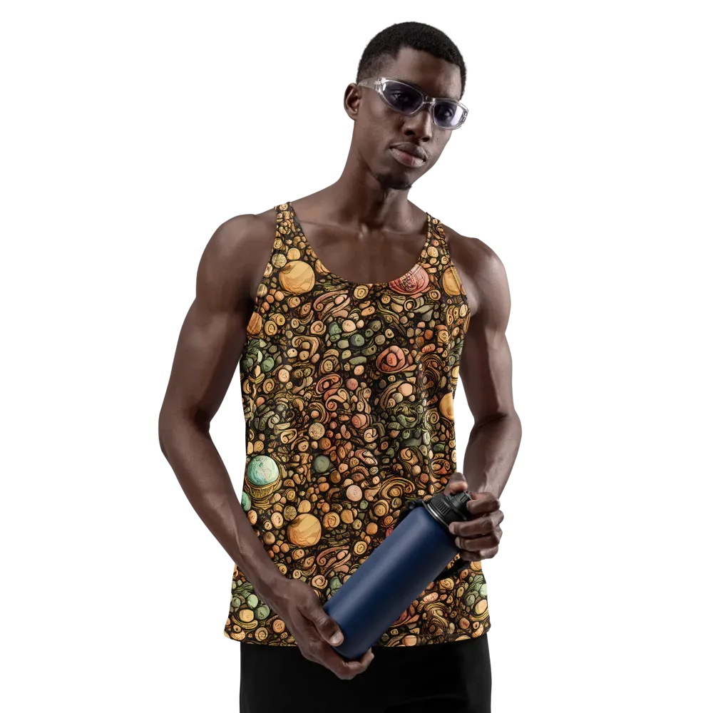 Inkstone Garden on Men's Tank Top — Front