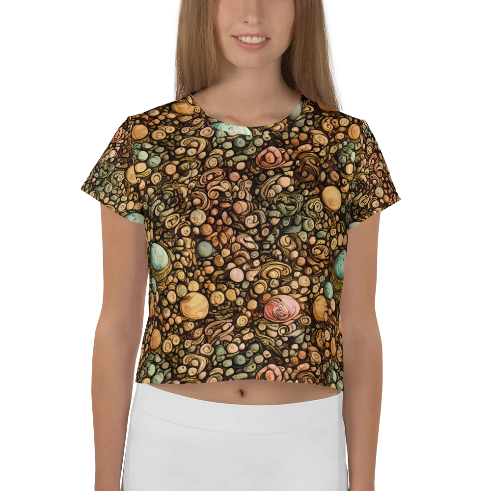 Inkstone Garden on Crop Tee — Front