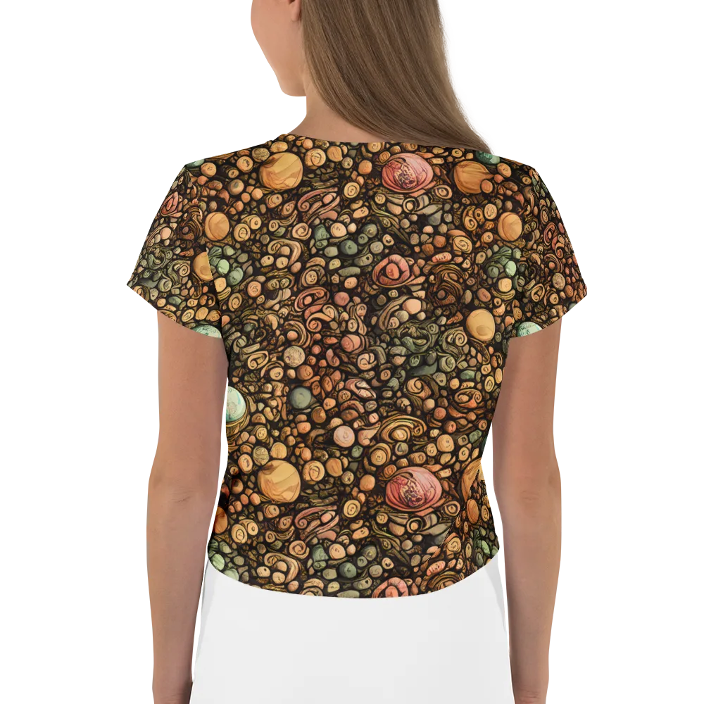 Inkstone Garden on Crop Tee — Back