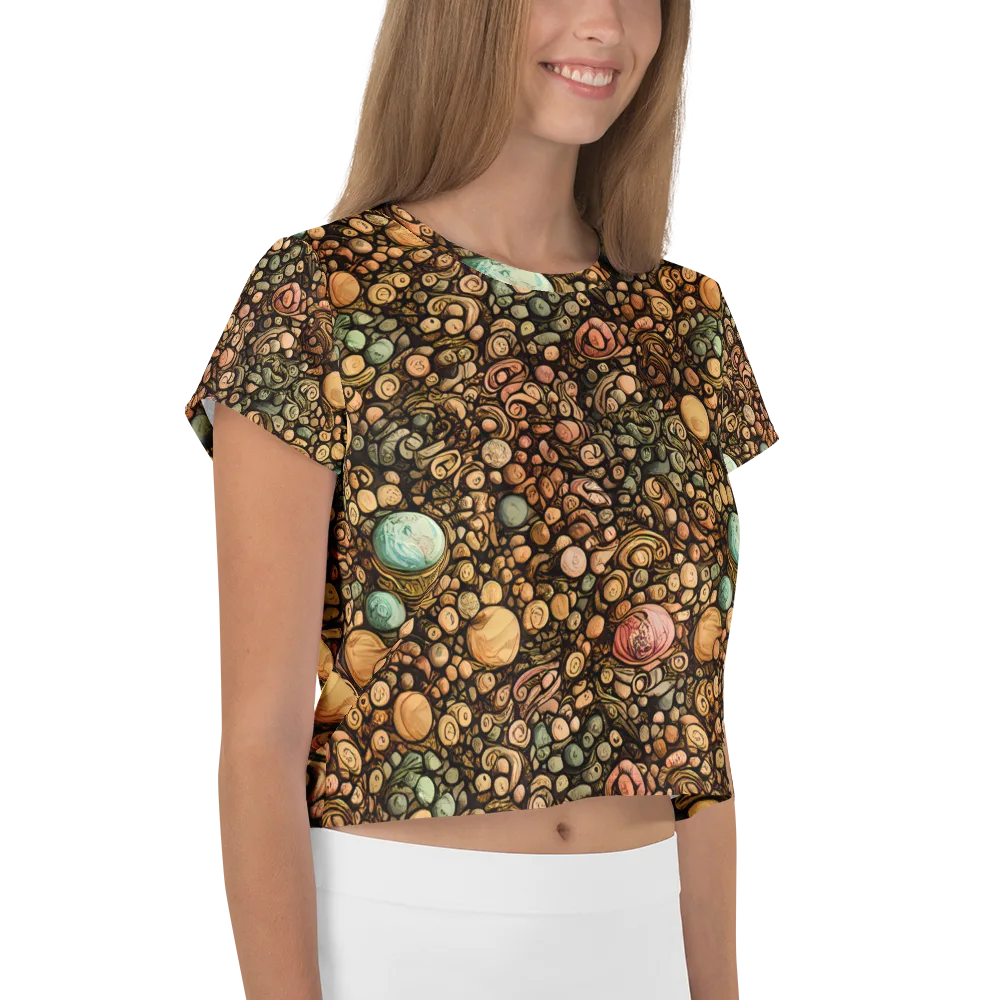 Inkstone Garden on Crop Tee — Right