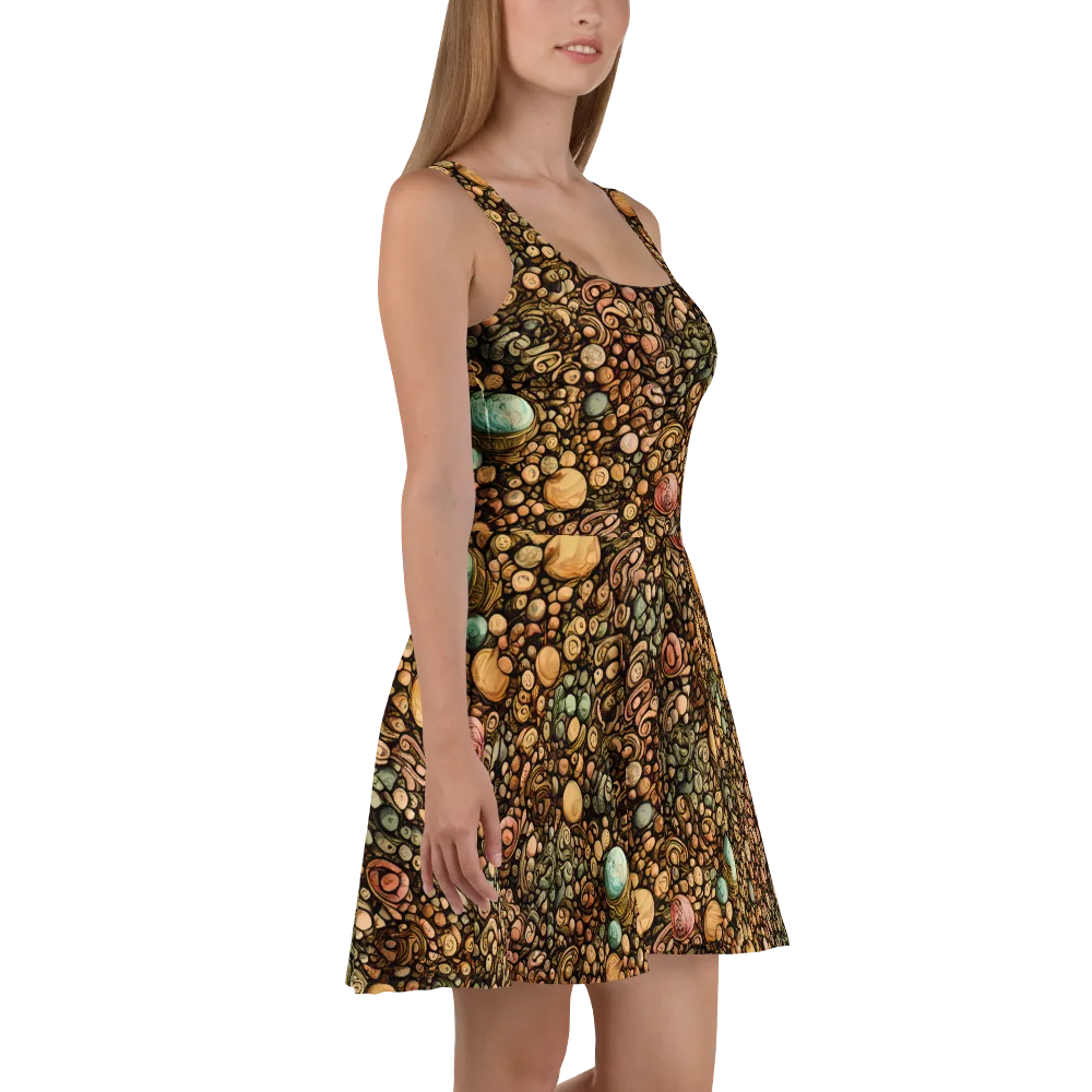 Inkstone Garden on Skater Dress — Right