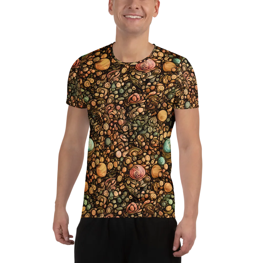 Inkstone Garden on Men's Athletic T-Shirt — Front