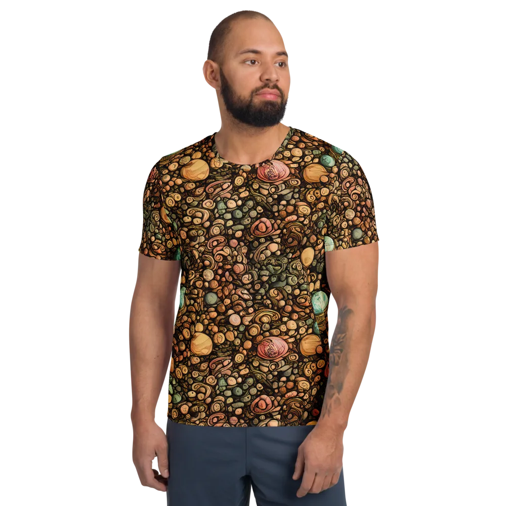 Inkstone Garden on Men's Athletic T-Shirt — Front
