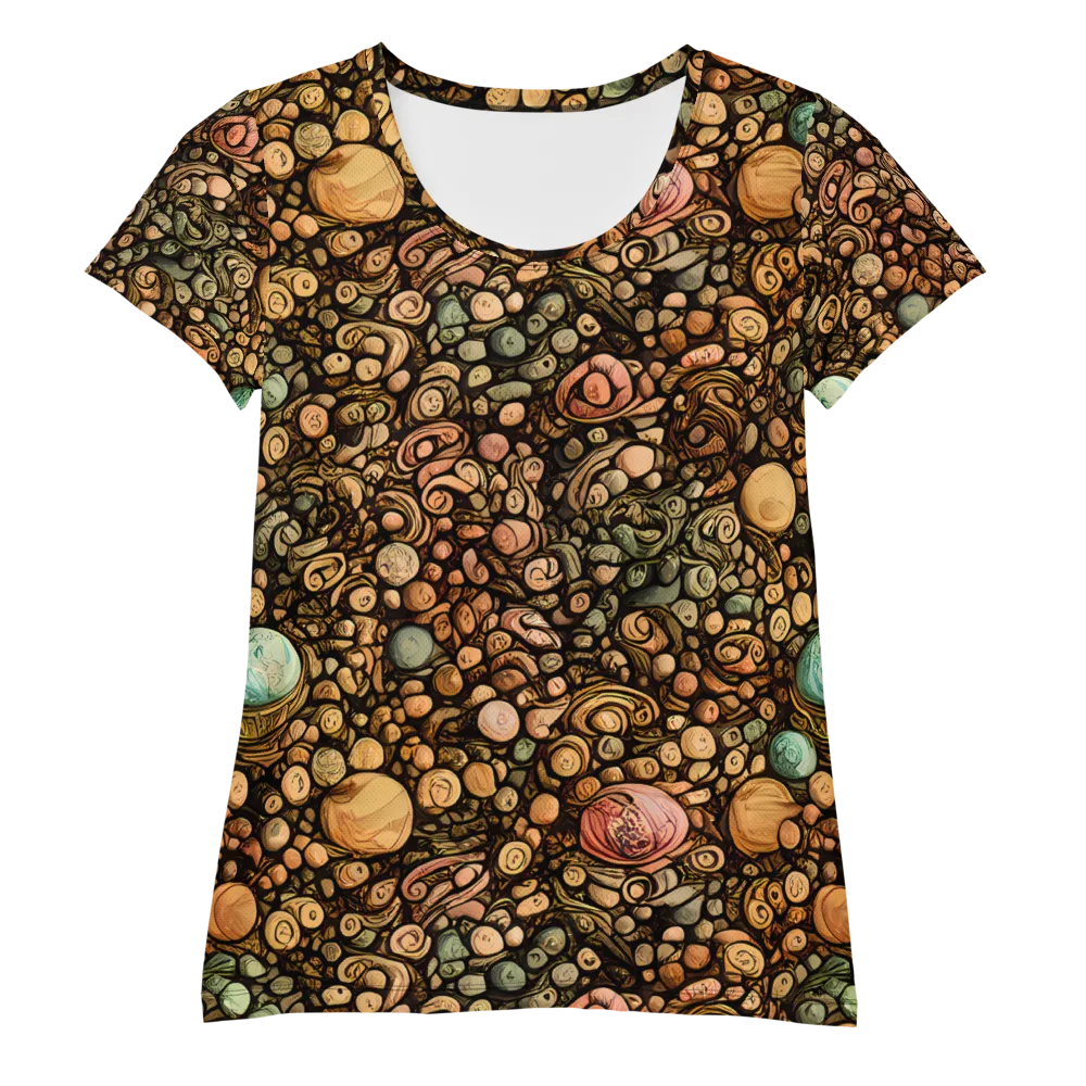 Inkstone Garden on Women's Athletic T-Shirt — Front