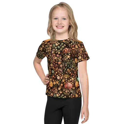 Inkstone Garden on a Kids Crew Neck T-Shirt