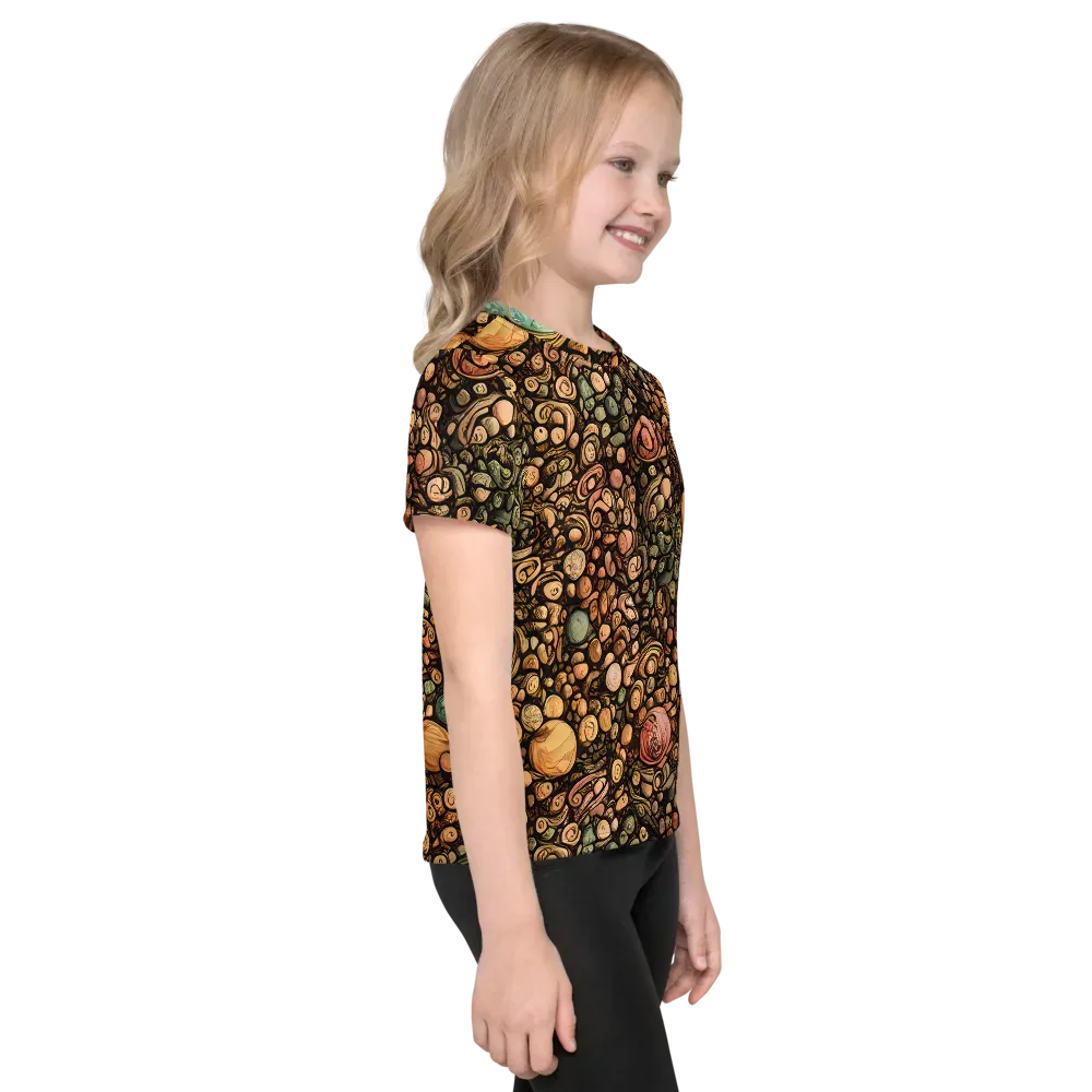 Inkstone Garden on Kids Crew Neck T-Shirt — Right