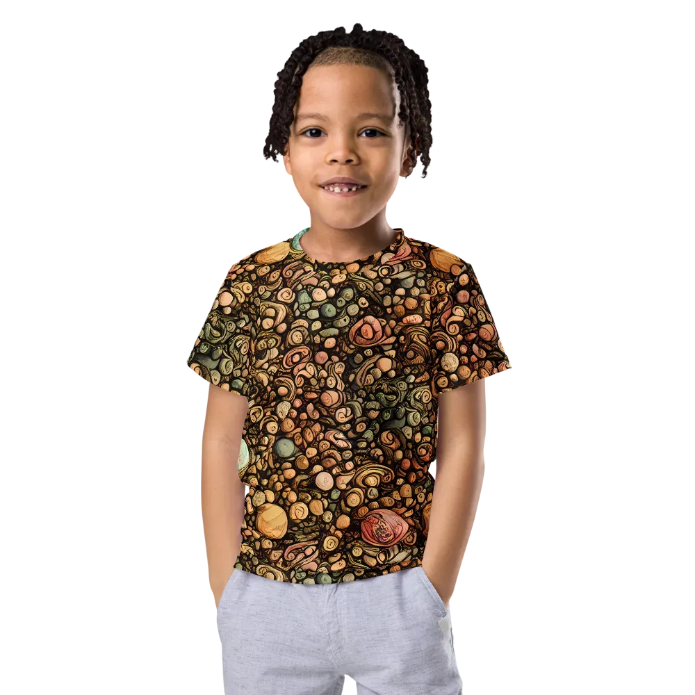 Inkstone Garden on Kids Crew Neck T-Shirt — Front