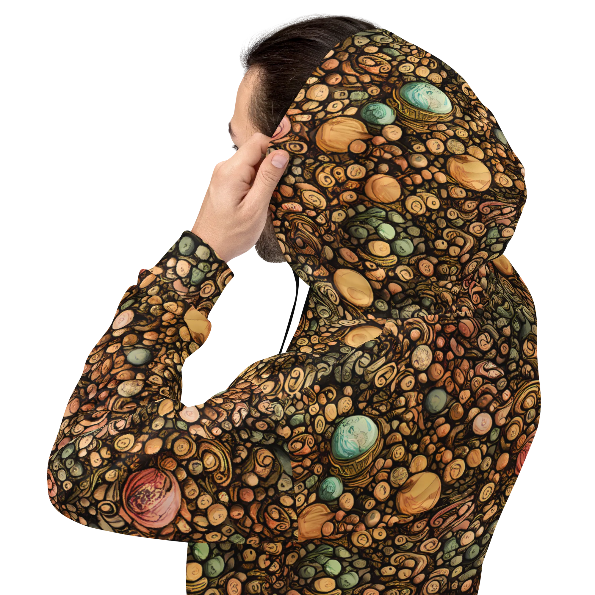 Inkstone Garden on Hoodie — Back