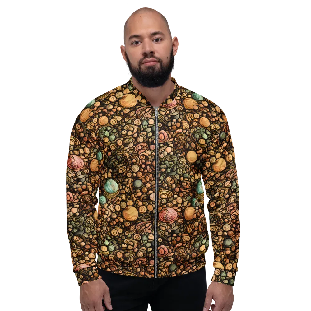 Inkstone Garden on Bomber Jacket — Front