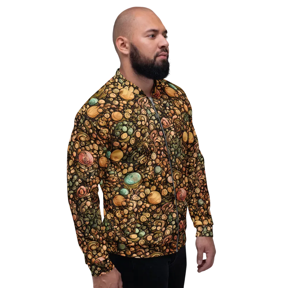 Inkstone Garden on Bomber Jacket — Right