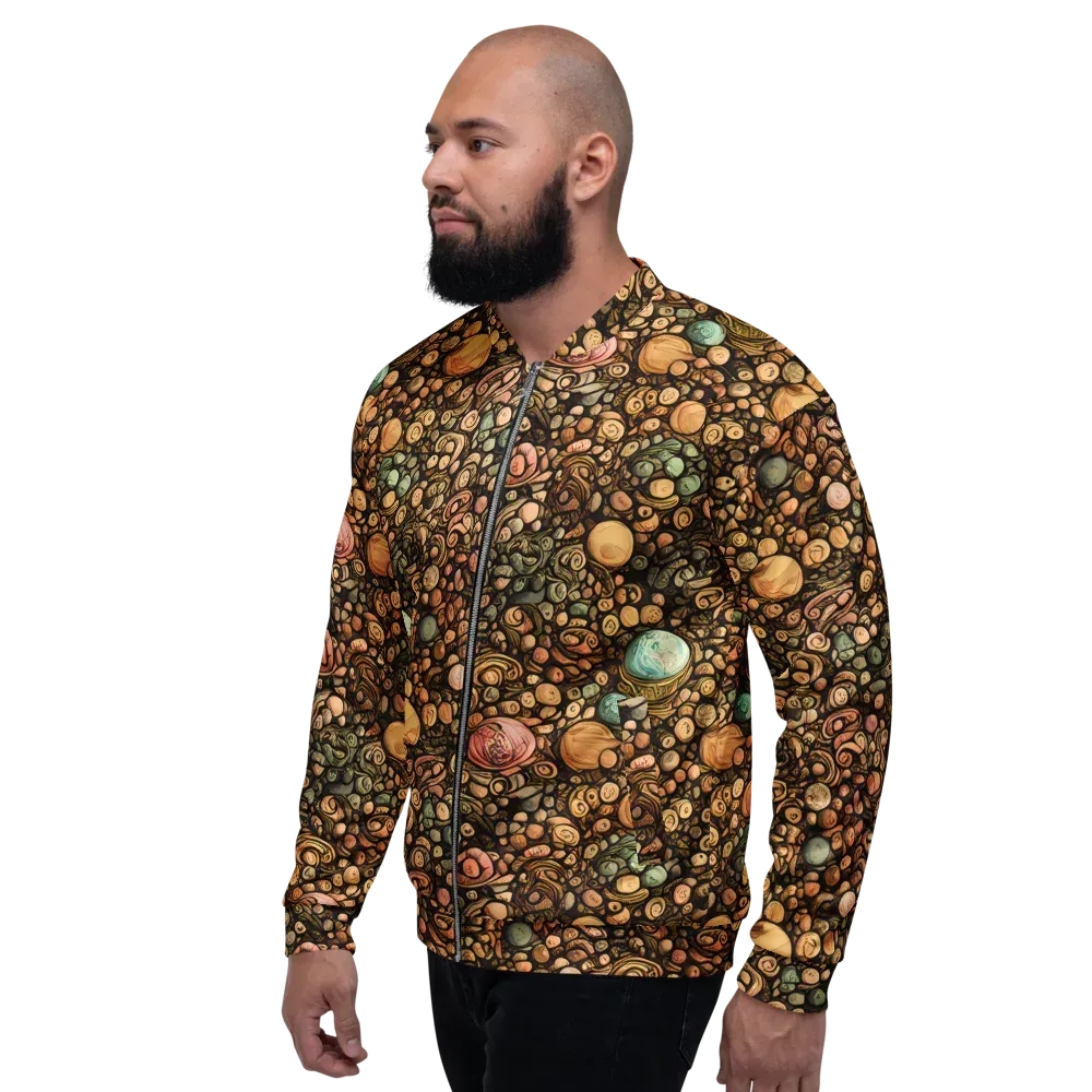 Inkstone Garden on Bomber Jacket — Left