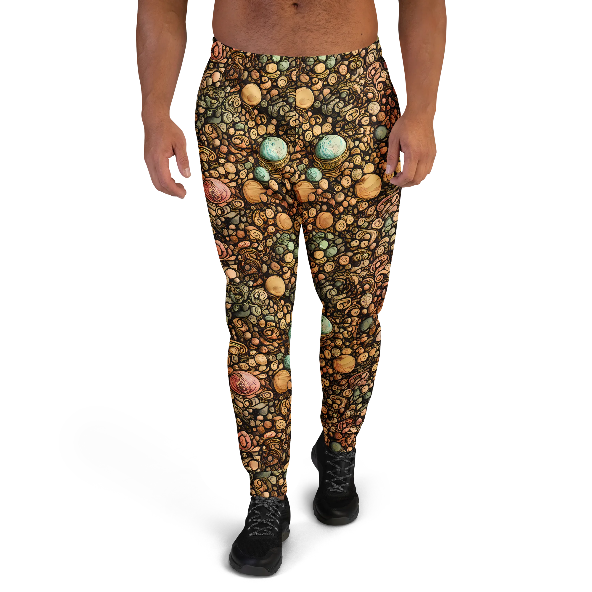 Inkstone Garden on Men's Joggers — Front