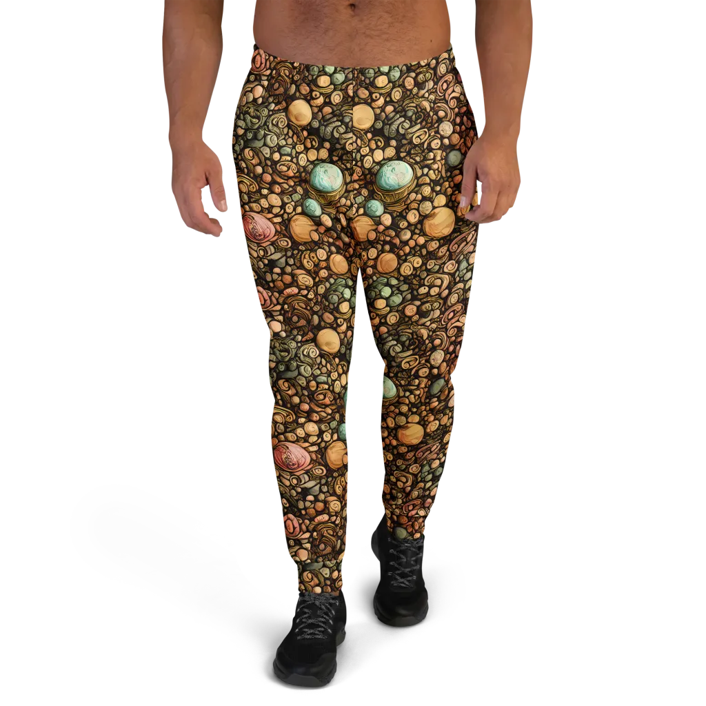 Inkstone Garden on Men's Joggers — Front