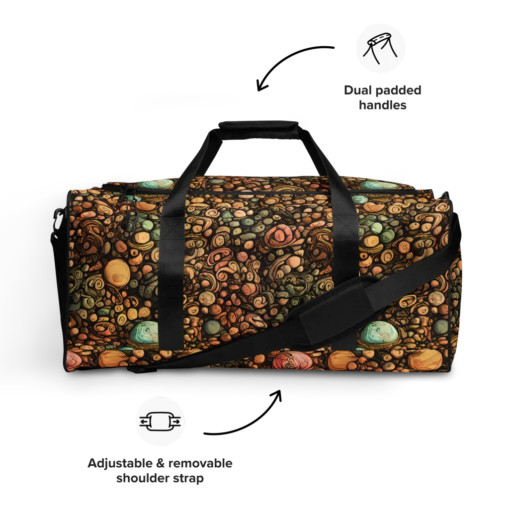 Inkstone Garden on Duffle Bag — Front