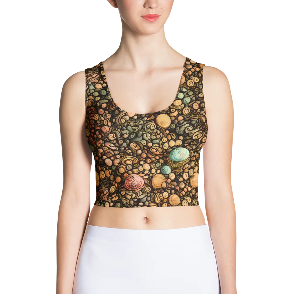 Inkstone Garden on Crop Top — Front