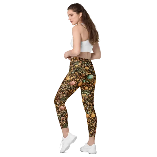 Inkstone Garden on a Leggings with Pockets