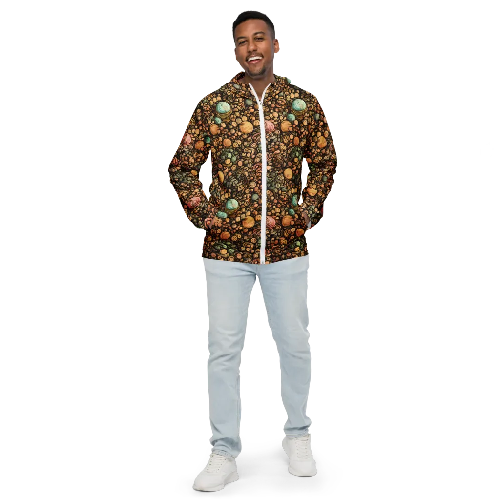 Inkstone Garden on Men's Windbreaker — Front